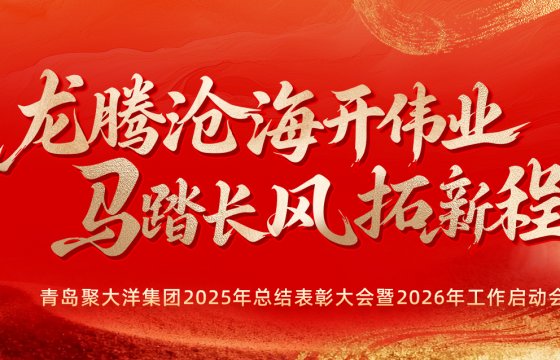 龙腾沧海开伟业，马踏长风拓新程│聚大洋集团2025年度总结表彰大会圆满召开